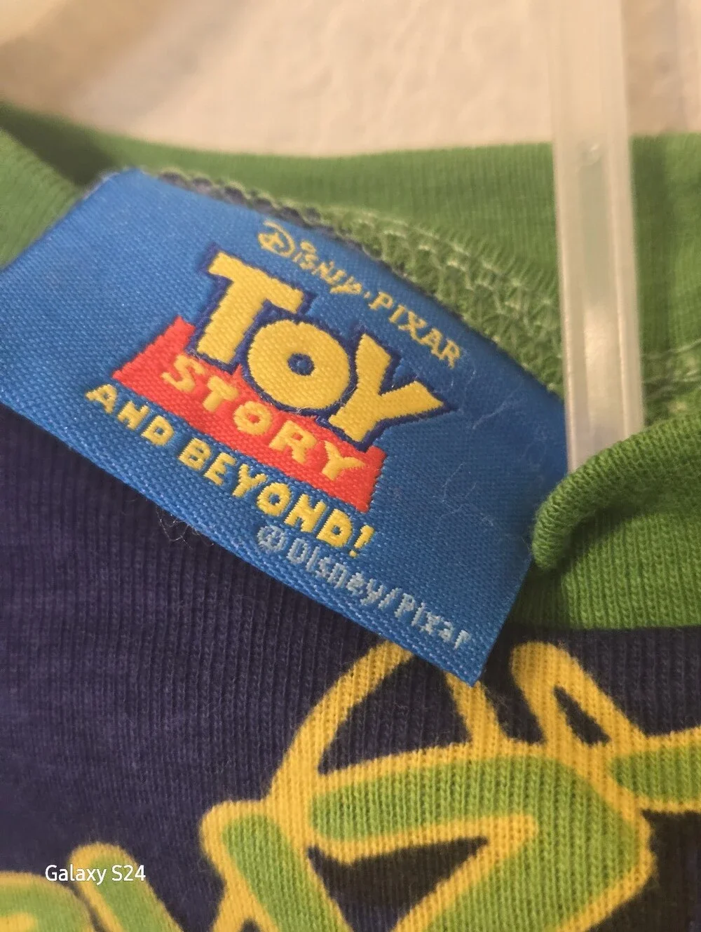 Vintage Disney•Pixar Toy Story Buzz Lightyear 3 Piece Cotton Pajama Set.